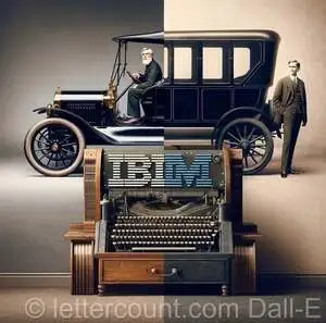 The brevity of Ford's and IBM's brands may have contributed to their success